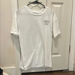 American Eagle Outfitters White Oversized Men's Shirt
